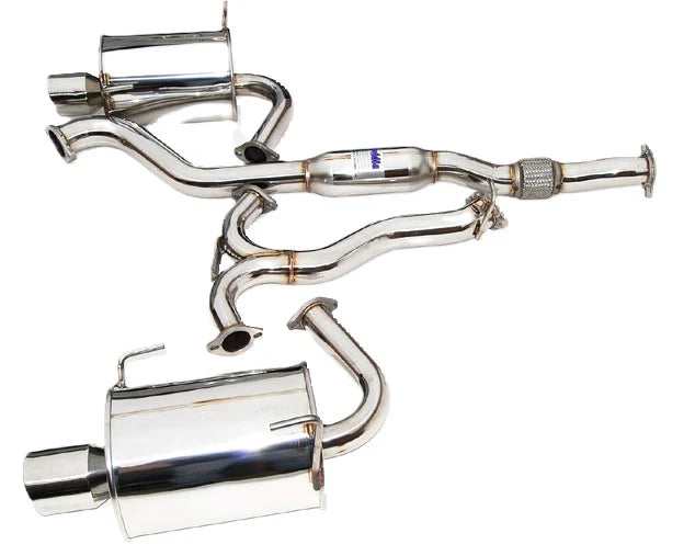 Invidia 14-Up Subaru Forester XT Q300 Dual Rolled S.S.Tips Cat-Back Exhaust