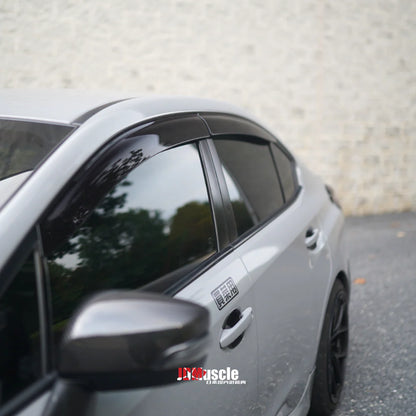 JDMuscle [15-21 WRX/STI] OE Style Rain Guards / Window Visors