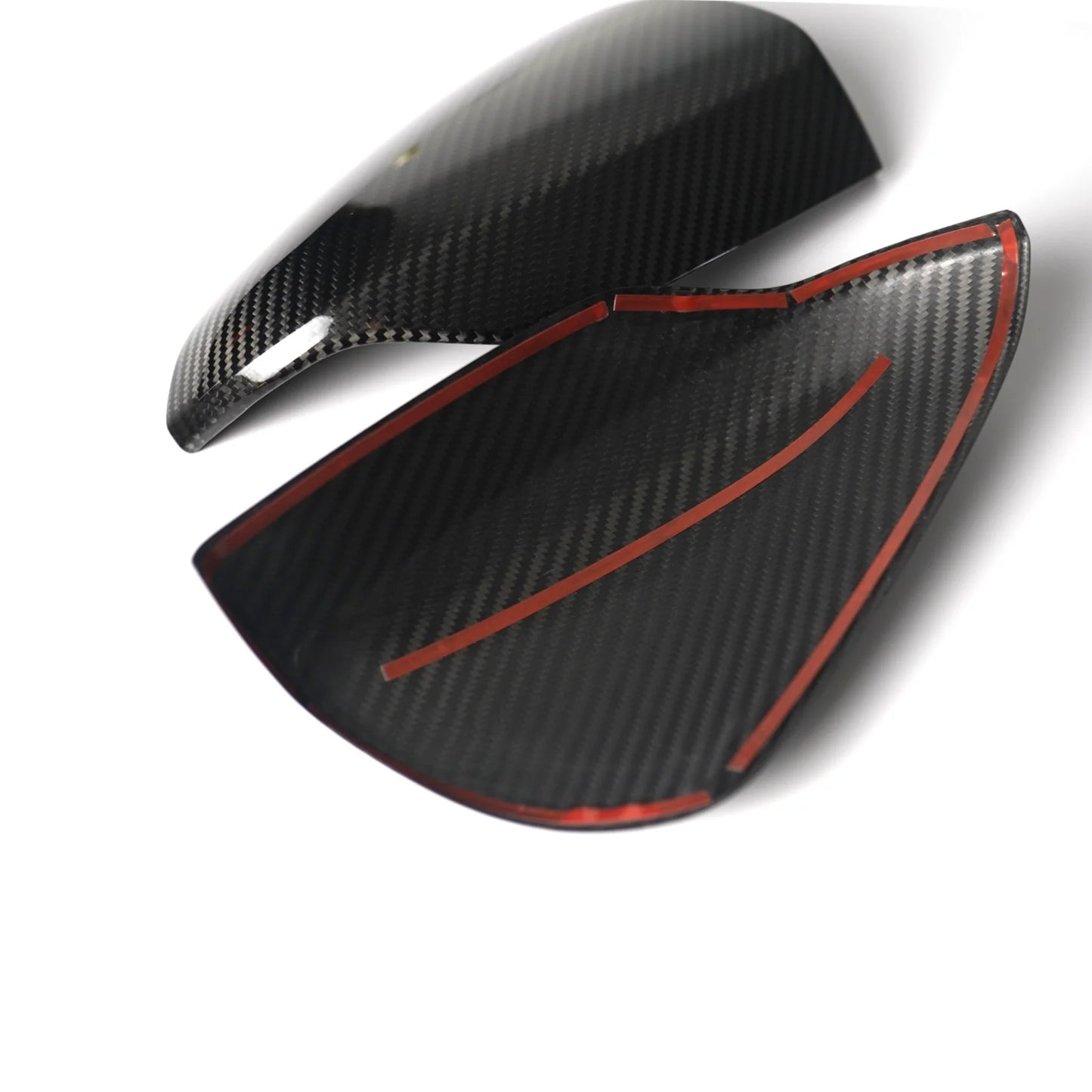 JDMuscle [22-25 WRX] Tanso Dry Carbon Fiber Side Mirror Covers w/ Gloss Finish
