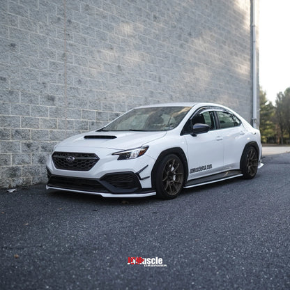 JDMuscle [22-25 WRX] Canards V1 ABS / Paint Matched / Gloss Black
