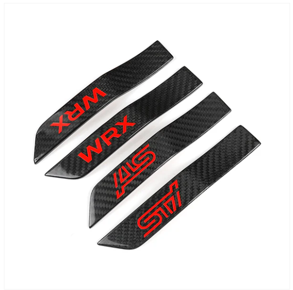 JDMuscle 15-21 STI Tanso Carbon Fiber Fender Emblem V2 image 1