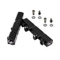 SMY Top Feed Aluminum Fuel Rails Gloss Black WRX / STI image 0