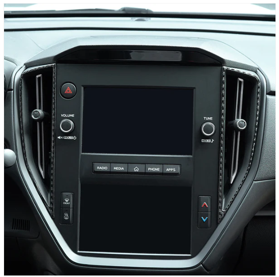 JDMuscle [22-25 WRX] P&S Series Carbon Fiber AC Trim Covers 4 PC | Black Carbon image 2