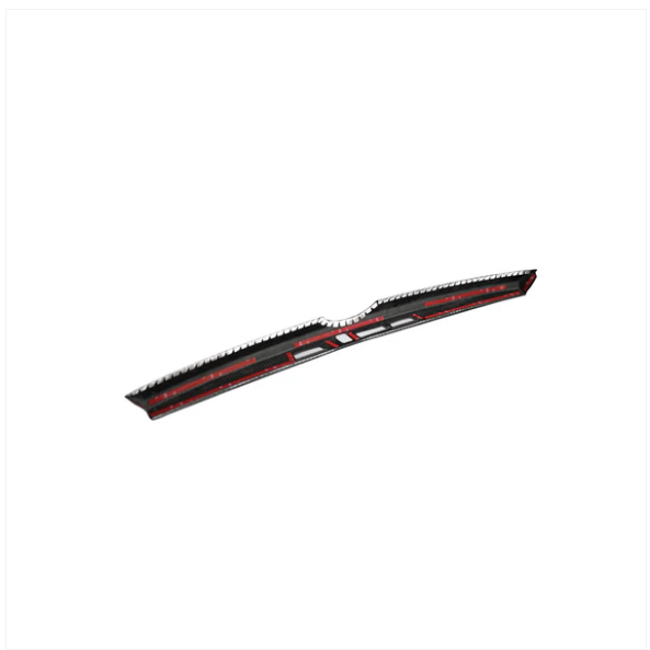 JDMuscle [22-25 WRX] Tanso Dry Carbon Fiber Trunk Garnish Trim Cover image 1