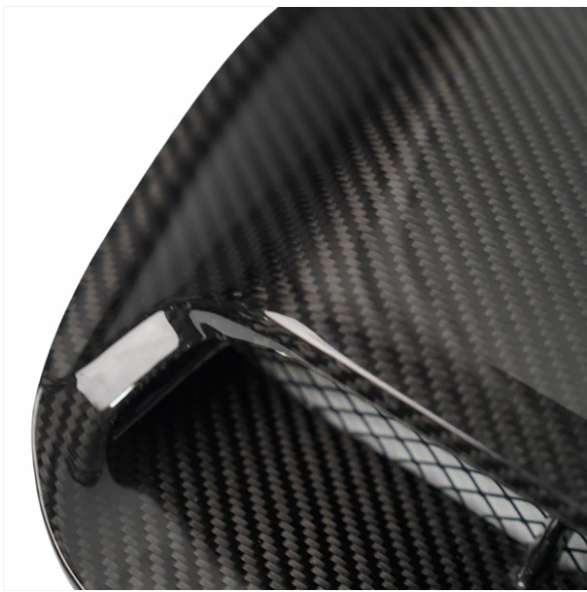 JDMuscle [22-25 WRX] GC8 Style Version 2 Tanso Carbon Fiber Hood Scoop image 3