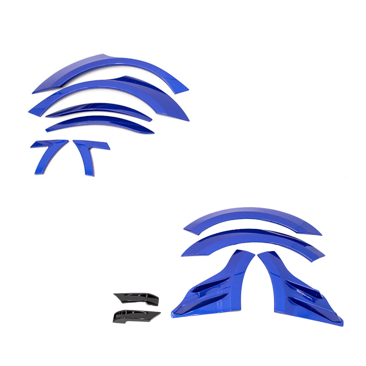 JDMuscle [15-21 WRX/STI] Paint Matched S209 Style Fender Flare Set image 0