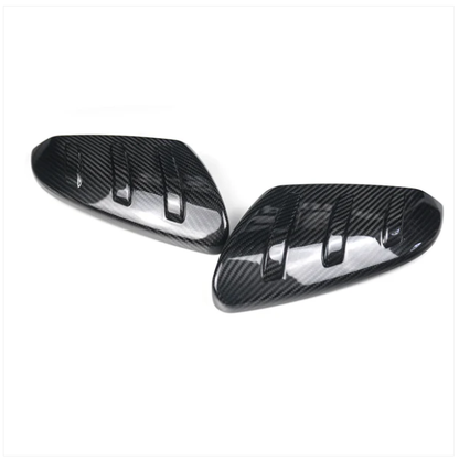 JDMuscle 17-21 FK8 Type R Tanso Carbon Fiber MU Style Side Mirror Covers image 0