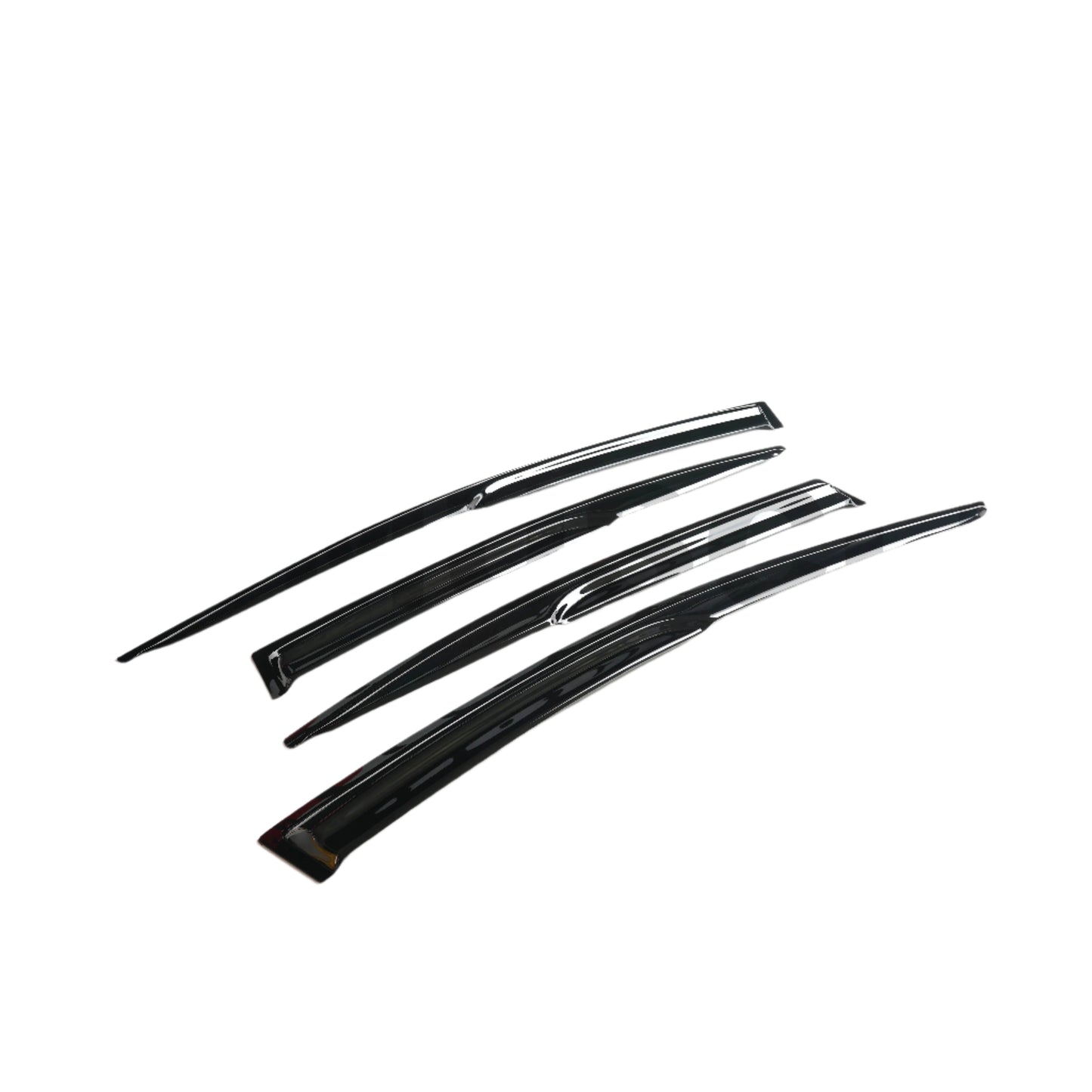 JDMuscle [15-21 WRX/STI] V2 Rain Guards / Window Visors image 0