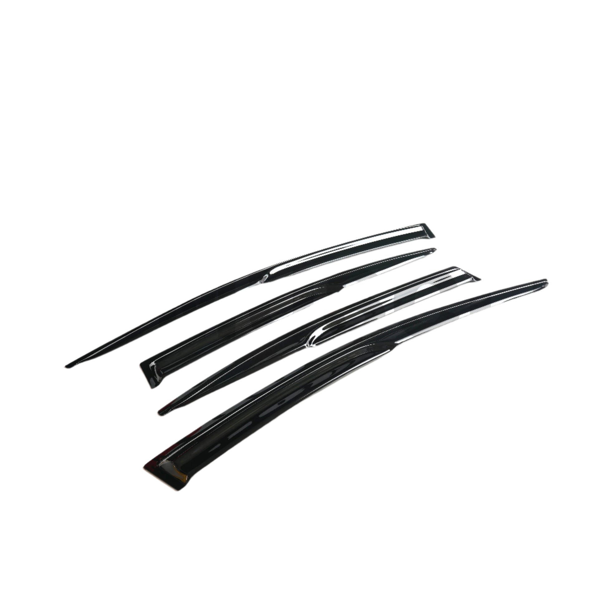 JDMuscle [15-21 WRX/STI] V2 Rain Guards / Window Visors image 0