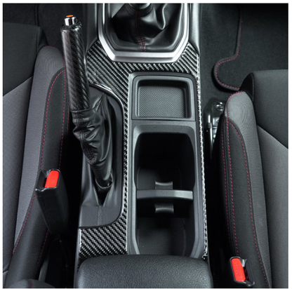 JDMuscle [22-25 WRX] P&S Series Carbon Fiber Cup Holder Trim Cover image 2
