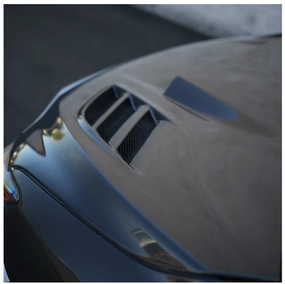 JDMuscle [22-25 WRX] Carbon Fiber Hood V1 image 1