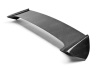 STI-style carbon fiber rear spoiler for 2008-2014 Subaru WRX/STi HB (shaved with no 3rd brake light)