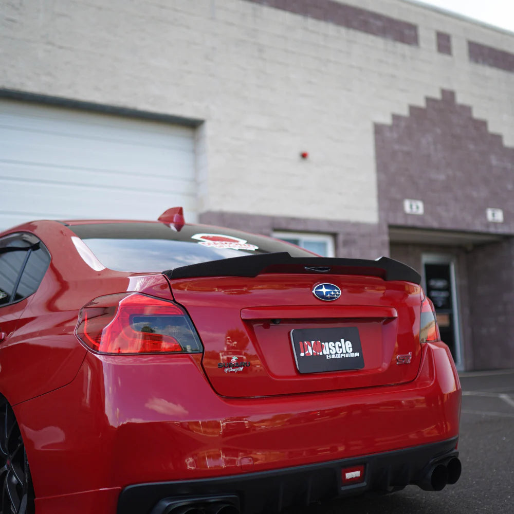JDMuscle [15-21 WRX/STI] Carbon Fiber Trunk Duck Bill V5