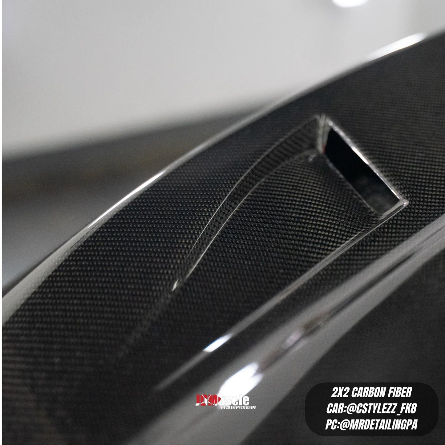 JDMuscle Tanso Carbon Fiber Hood VS Style 2017+ Honda Civic Type R FK8 *Special Order
