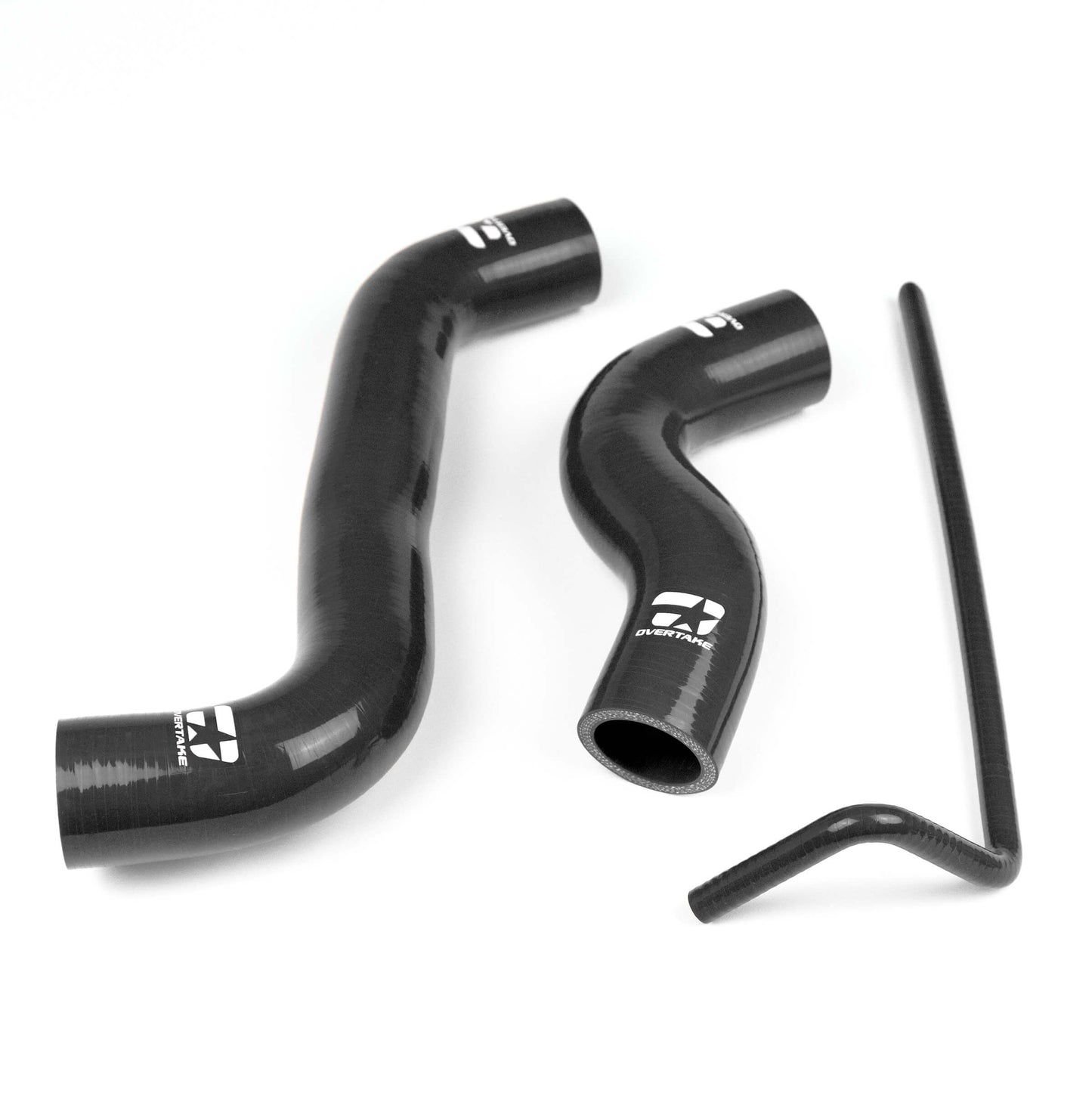 Overtake Radiator Hose Kit BLACK - Subaru 15-21 WRX, 14-18 FXT image 0