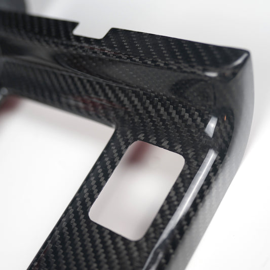 JDMuscle 15-21 STI Tanso Dry Carbon Fiber Cup Holder Cover image 0