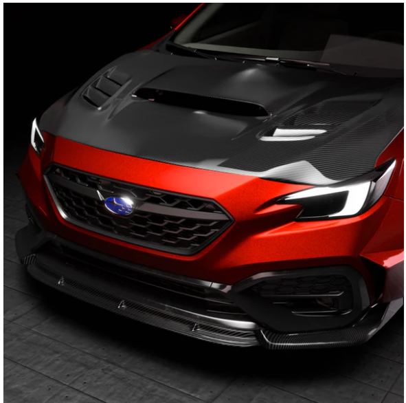 JDMuscle [22-25 WRX] Carbon Fiber Naga Style Front Bumper Lip image 3
