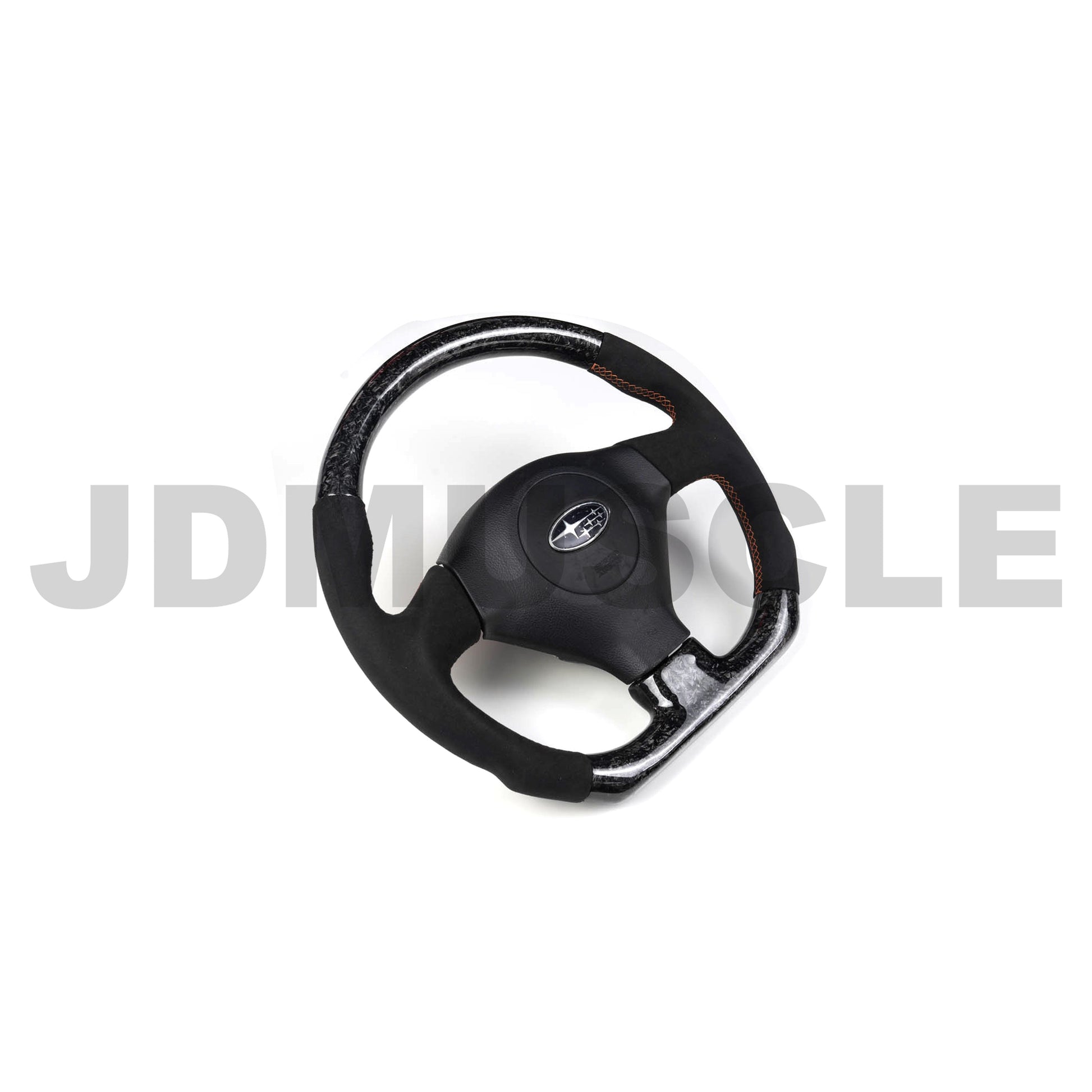 JDMuscle Custom Carbon Fiber Steering Wheel for 2005-2007 WRX/ STI image 0
