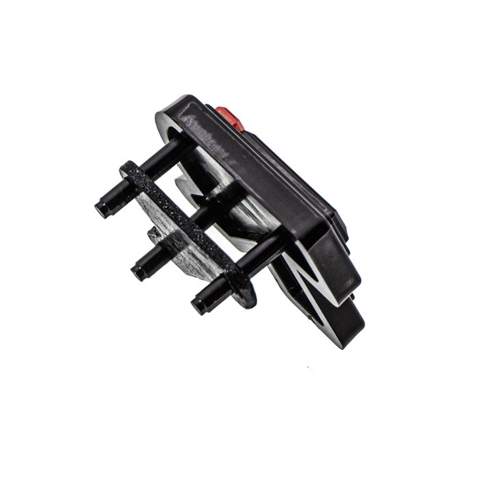 SMY Subaru TR "Tuner Ready" Front Badge Black / Red 2022-2025 WRX image 1