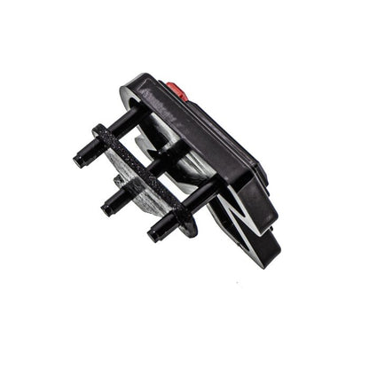 SMY Subaru TR "Tuner Ready" Front Badge Black / Red 2022-2025 WRX image 1