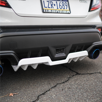 JDMuscle [22-25 WRX] Rear Diffuser V1 | Paint Matched / Gloss Black / Cherry Red image 0
