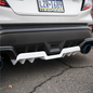 JDMuscle [22-25 WRX] Rear Diffuser V1 | Paint Matched / Gloss Black / Cherry Red image 0
