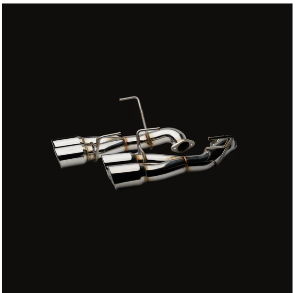 JDMuscle 22-25 WRX VB 4" Axle Back Muffler Delete Exhaust image 0