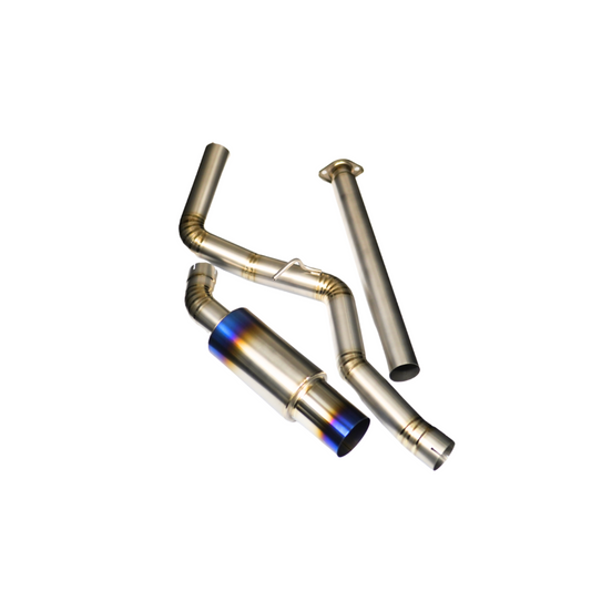 JDMuscle [22-25 WRX] Extreme Titanium Single Exit Catback Exhaust image 0