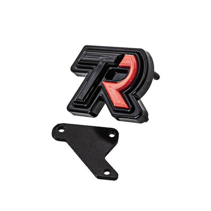 SMY Subaru TR "Tuner Ready" Front Badge Black / Red 2022-2025 WRX image 0