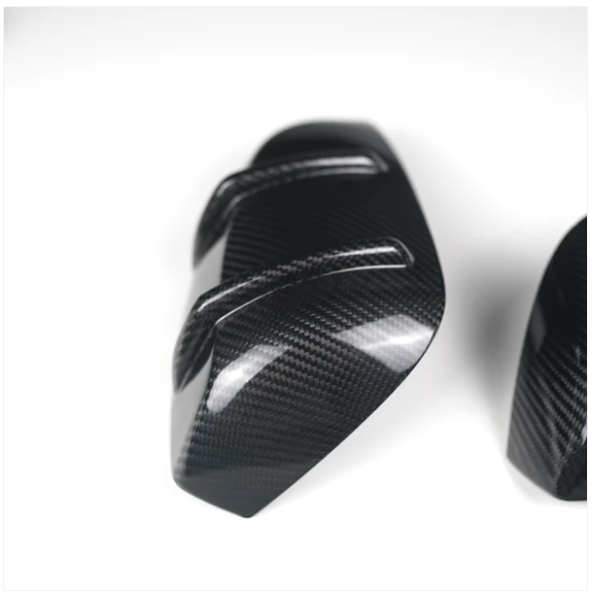 JDMuscle [15-21 WRX/STI] Tanso RAR Style Carbon Fiber Side Mirror Covers image 2