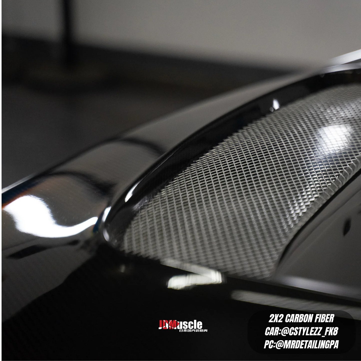 JDMuscle Tanso Carbon Fiber Hood VS Style 2017+ Honda Civic Type R FK8 *Special Order