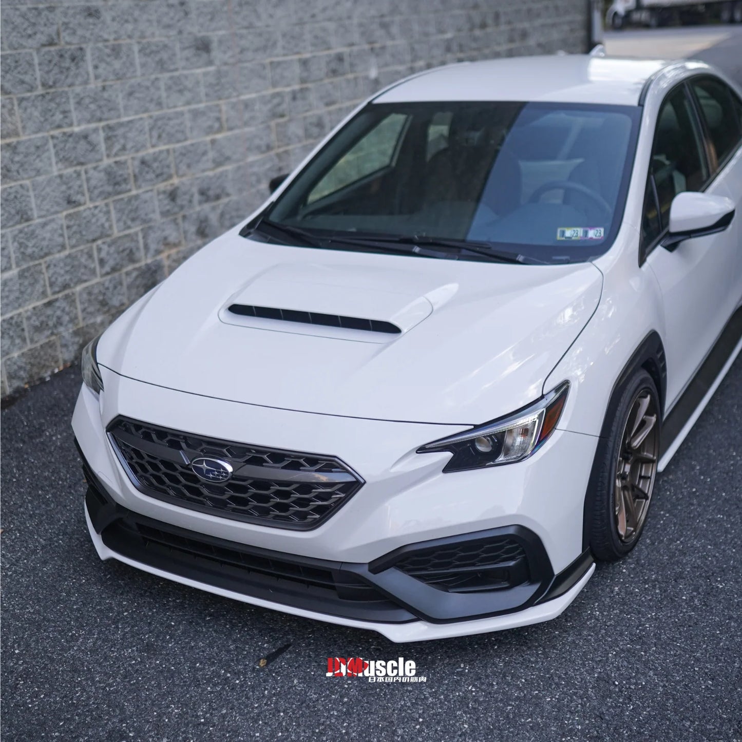 JDMuscle [22-25 WRX] Front Lip | OE+ Style Paint Matched / Gloss Black