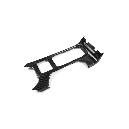 JDMuscle [22-25 WRX] Tanso Dry Carbon Fiber Cup Holder Trim Cover image 0