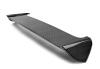 STI-style carbon fiber rear spoiler for 2008-2014 Subaru WRX/STi HB (shaved with no 3rd brake light)