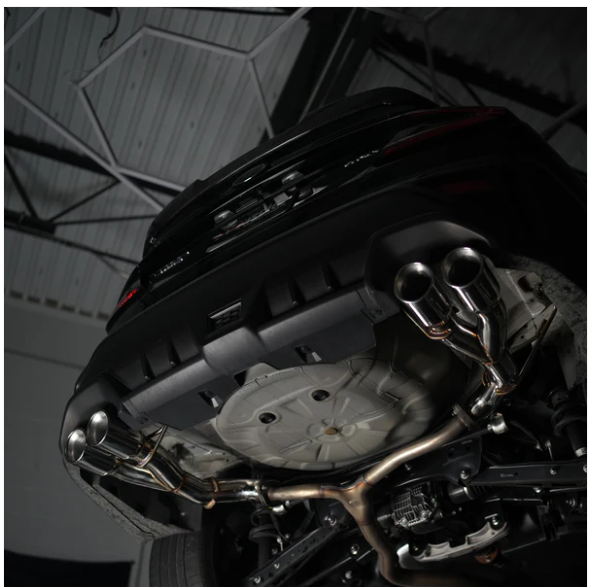 JDMuscle 22-25 WRX VB 4" Axle Back Muffler Delete Exhaust image 1