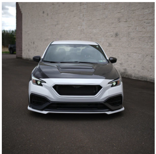 JDMuscle [22-25 WRX] Carbon Fiber FMIC Reverse Hood Scoop image 4