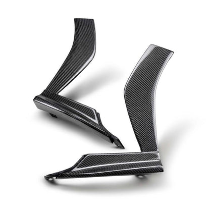 Carbon fiber front bumper trim for 2022-2025 Subaru WRX