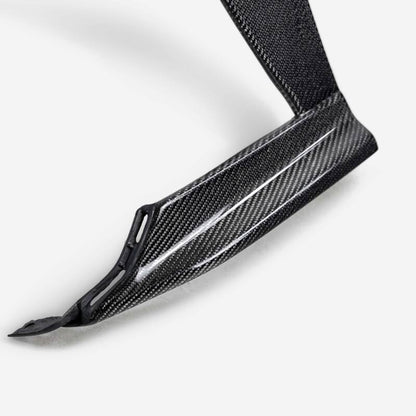 Carbon fiber front bumper trim for 2022-2025 Subaru WRX