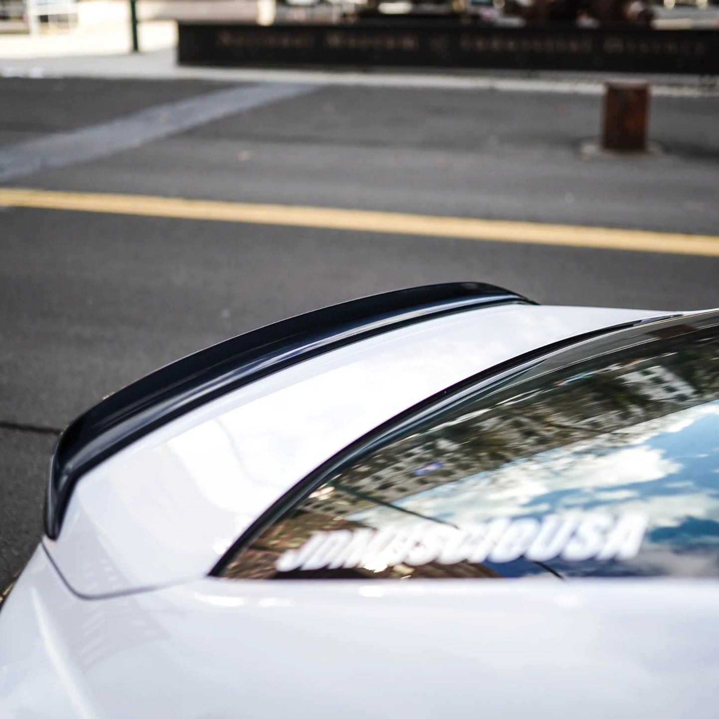 JDMuscle [22-25 WRX] Duck Bill / Low Profile Spoiler - V1  Gloss Black w/Pearl