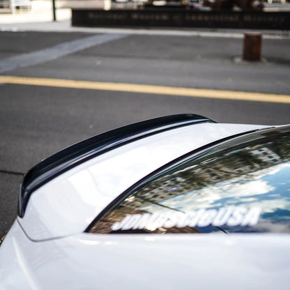 JDMuscle [22-25 WRX] Duck Bill / Low Profile Spoiler - V1  Gloss Black w/Pearl