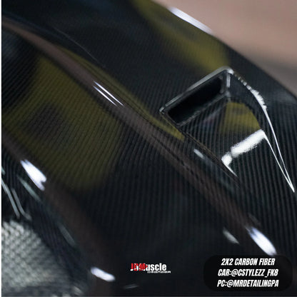 JDMuscle Tanso Carbon Fiber Hood VS Style 2017+ Honda Civic Type R FK8 *Special Order