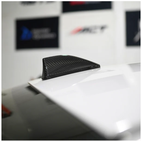 JDMuscle [22-25 WRX / 22+ BRZ / 15-21 WRX/STI] Tanso Dry Carbon Fiber Antenna Co image 0
