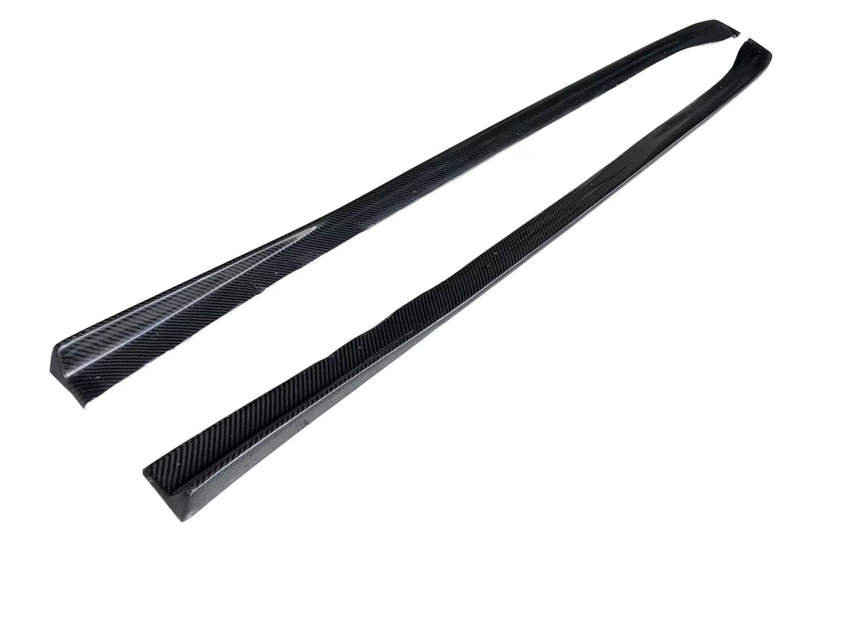 JDMuscle 15-21 WRX/STI Carbon Fiber VR2 Style Side Skirt image 0
