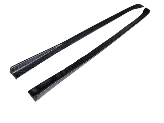JDMuscle 15-21 WRX/STI Carbon Fiber VR2 Style Side Skirt image 0