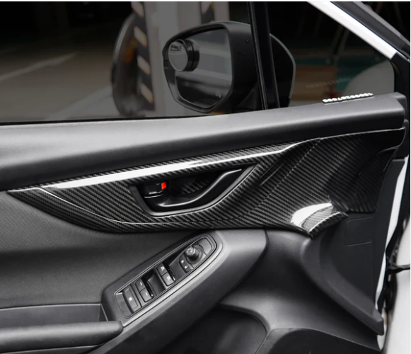 JDMuscle [22-25 WRX] Tanso Dry Carbon Fiber Door Pannel Covers - 4 PC image 1