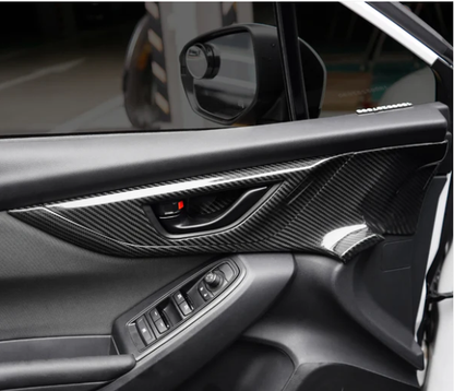 JDMuscle [22-25 WRX] Tanso Dry Carbon Fiber Door Pannel Covers - 4 PC image 1