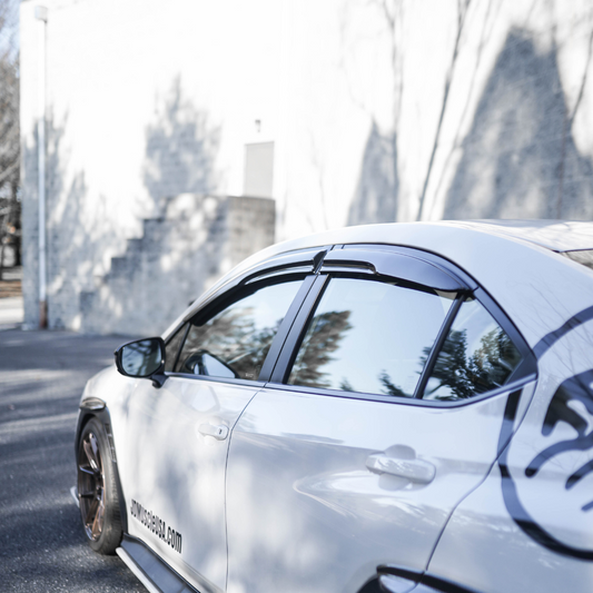 JDMuscle [22-25 WRX] V3 Rain Guards / Window Visors image 0