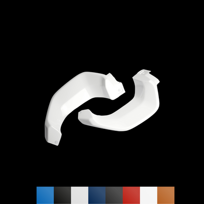 JDMuscle [22-25 WRX] Paint Matched Exhaust Finisher Trim Replacements image 0