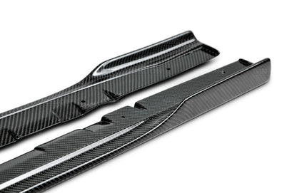 MB-style carbon fiber side skirts for 2015-2021 Subaru WRX/STi