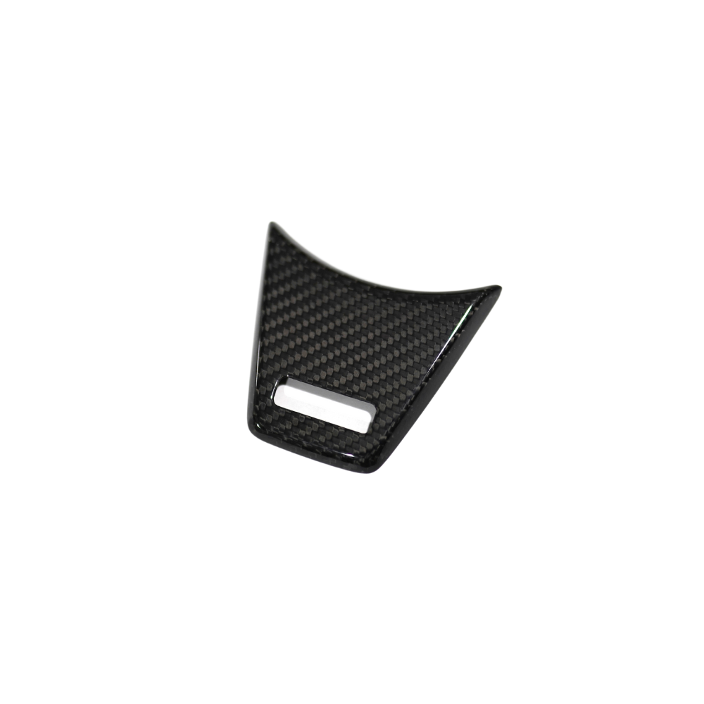 JDMuscle [22-25 WRX] Tanso Carbon Fiber Steering Wheel Lower Trim Cover image 0